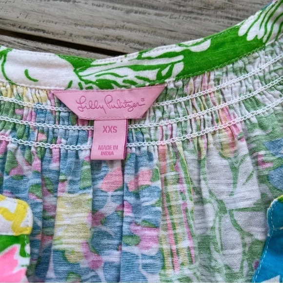 Lilly Pulitzer Essie Sleeveless Top Womens Size XXS - Picture 3 of 6